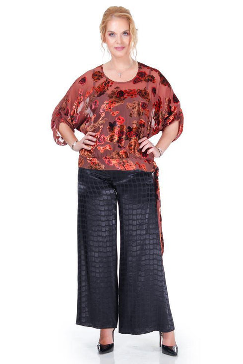 Bluza catifea pe voal  Liza Panait Liza Panait Online Boutique